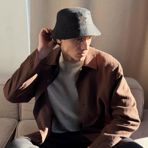 Unisex Polyester Bucket Hat Cheetah Sun Protection Foldable Casual Cap main image 8